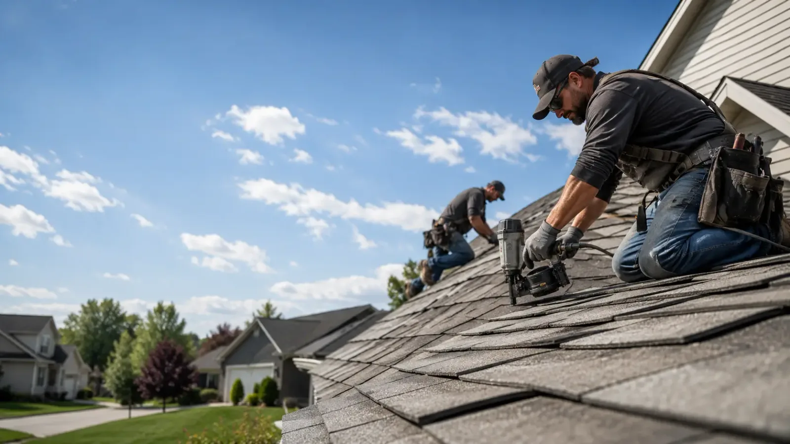 Storm Damage Roof Repair in Skytop, PA near me